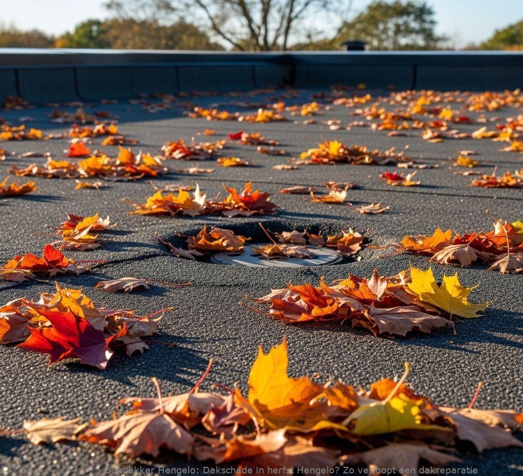 Dakschade In Herfst Hengelo